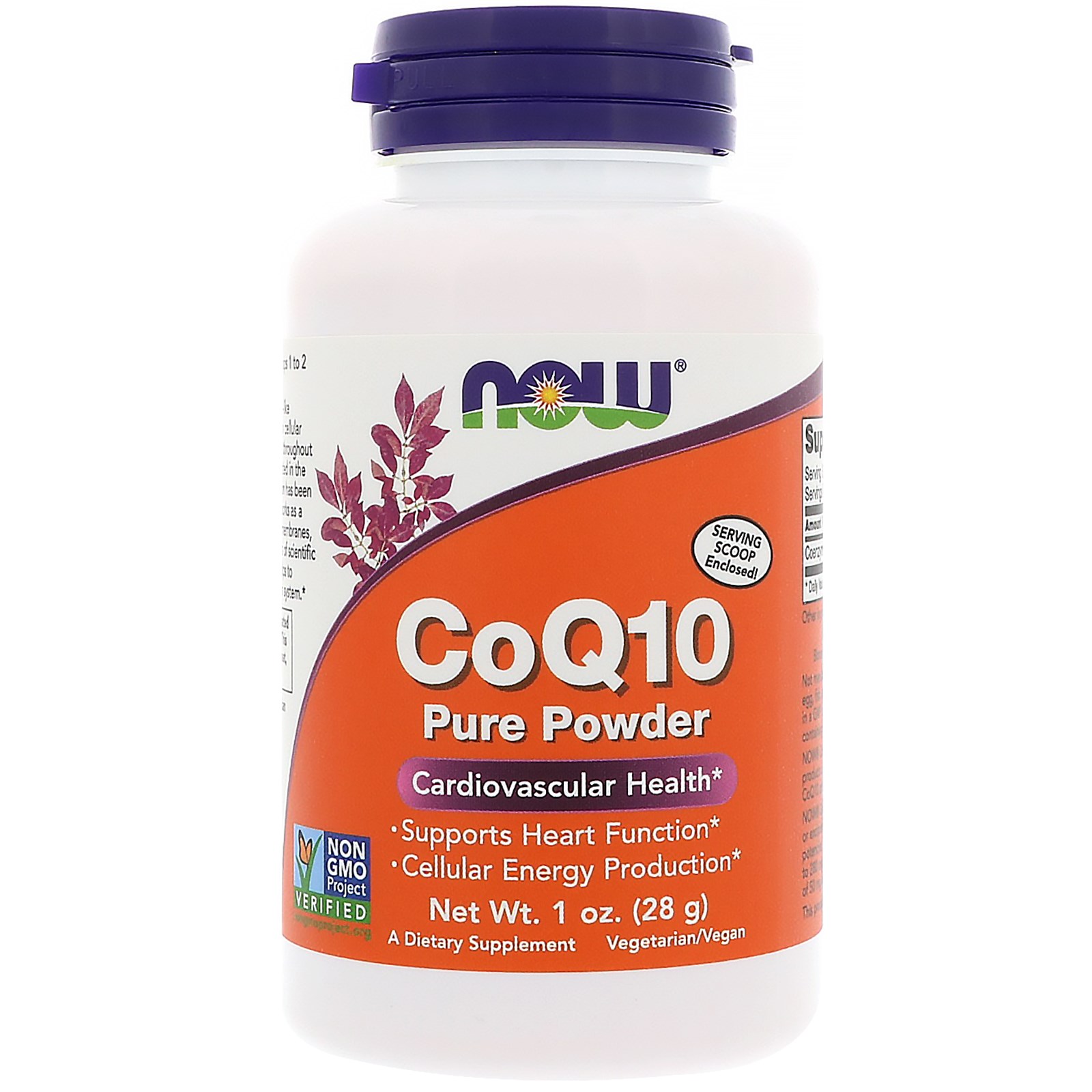Comprar Now Foods, CoQ10, Pó 100% Puro, 1 oz (28 g)