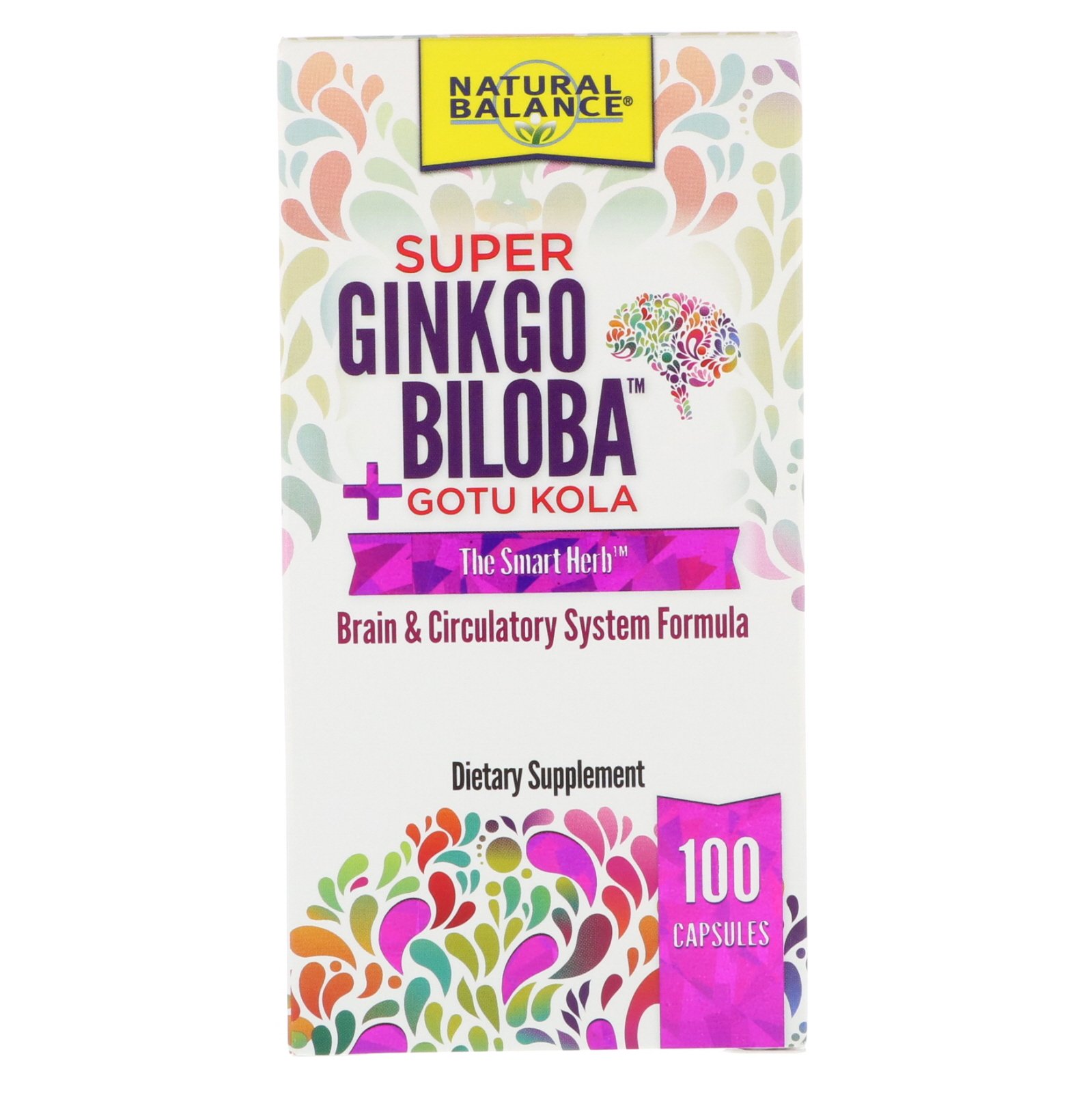 Comprar Natural Balance, Super Ginkgo Biloba + Gotu Kola, 100 Cápsulas