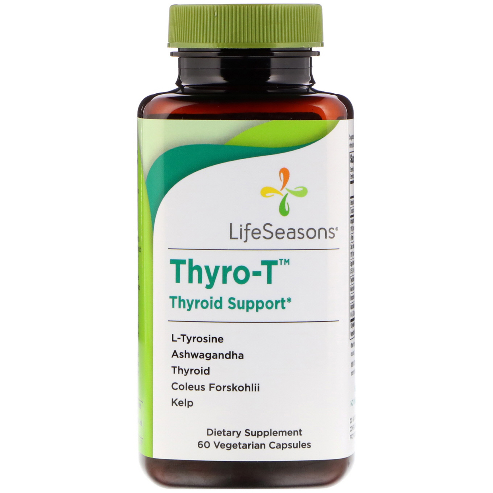 Comprar LifeSeasons, Thyro-T, Suporte para a Tireoide, 60 Cápsulas Vegetarianas