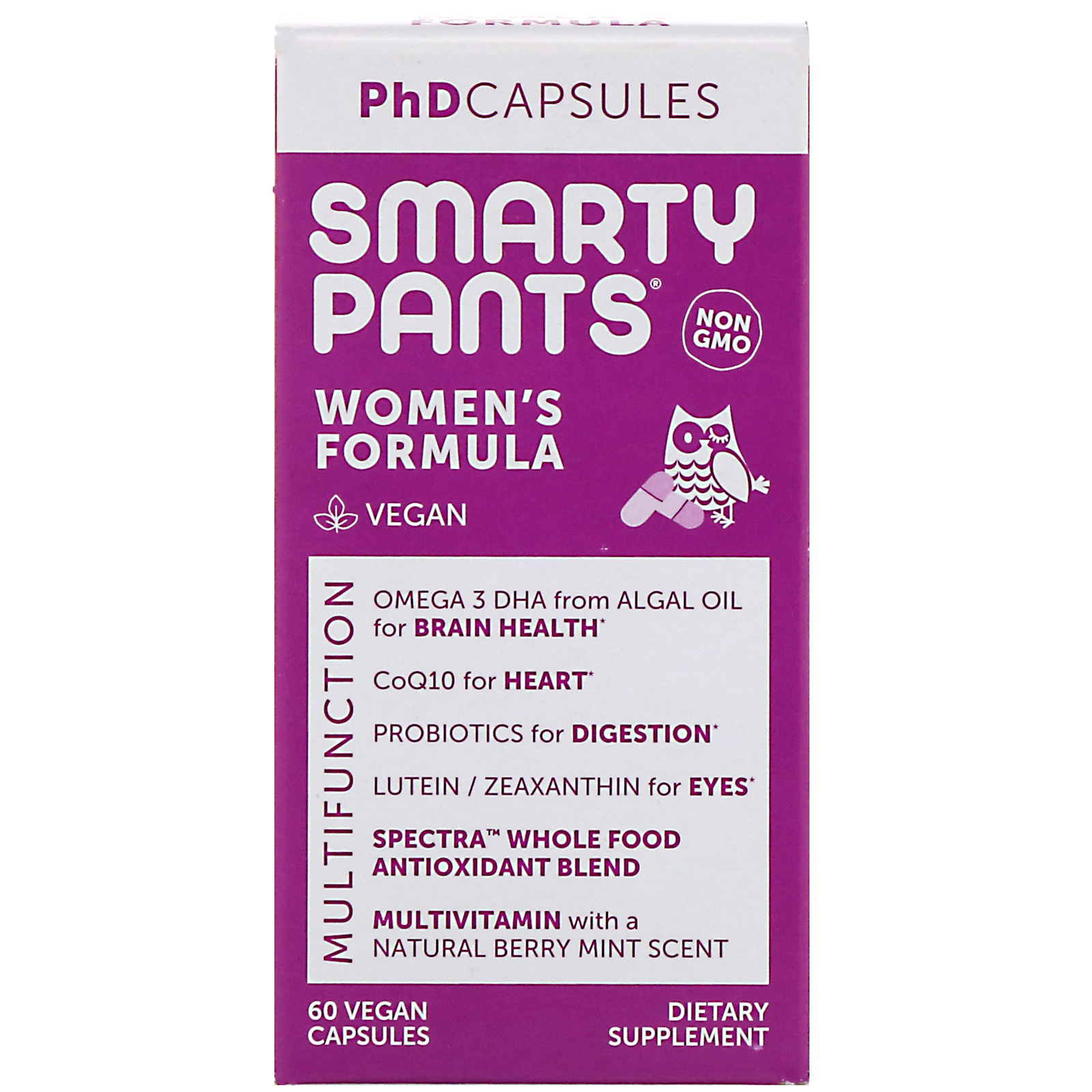 Comprar SmartyPants, PhD Capsules, Fórmula para Mulheres, 60 Cápsulas Veganas - Imagem 2