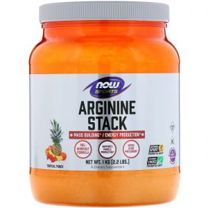 Comprar Now Foods, Sports, Arginine Stack, Tropical Punch , 2.2 lbs. (1 kg)