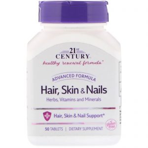 Comprar 21st Century, Fórmula Avançada para os Cabelos, Pele e Unhas, 50 Comprimidos