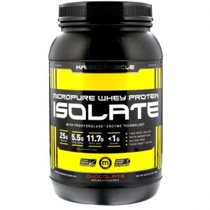 Comprar Kaged Muscle, Isolado de Proteína Whey MicroPure, Chocolate, 48 oz (1,36 kg)