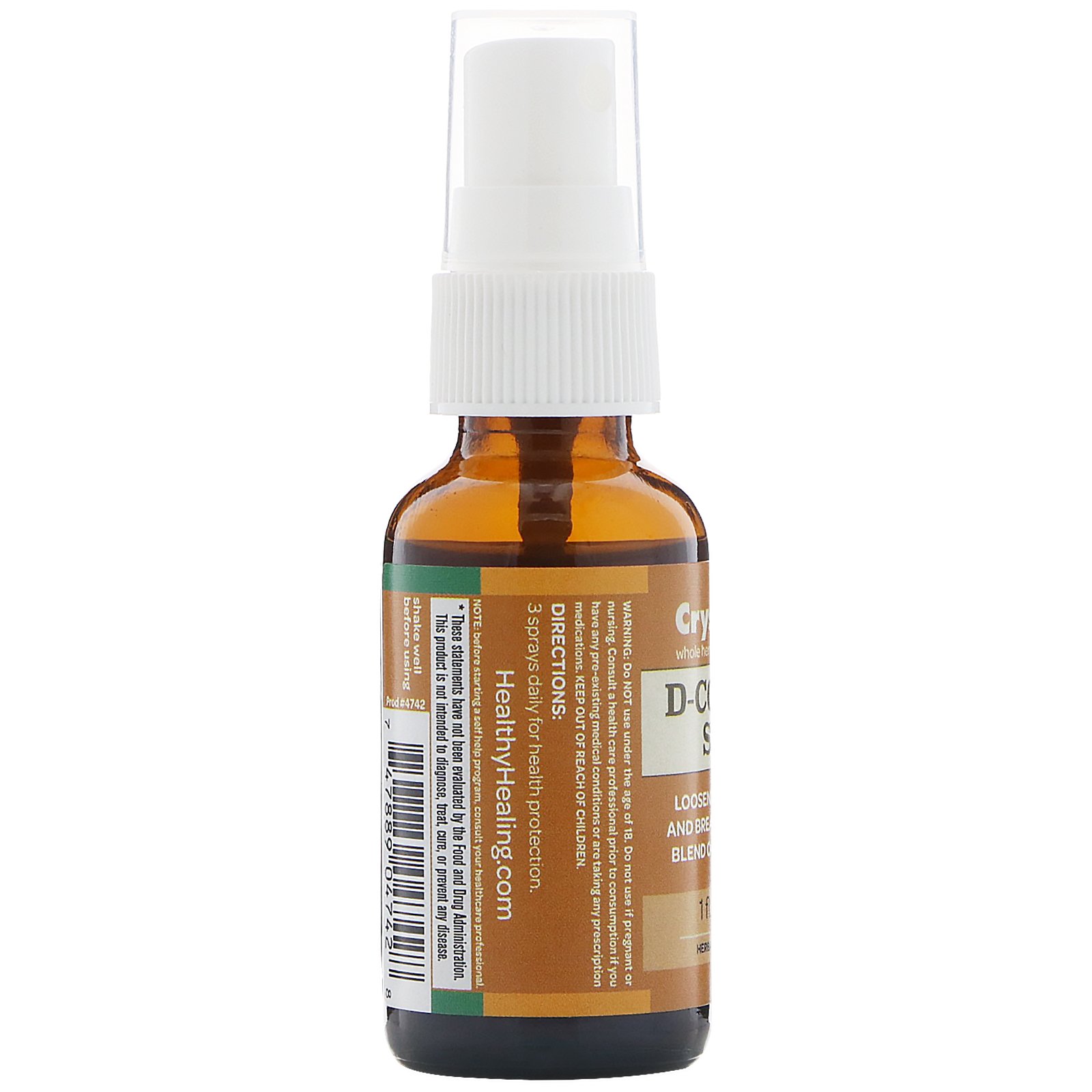 Comprar Crystal Star, Spray D-Congest, 1 fl oz (30 ml) - Imagem 3