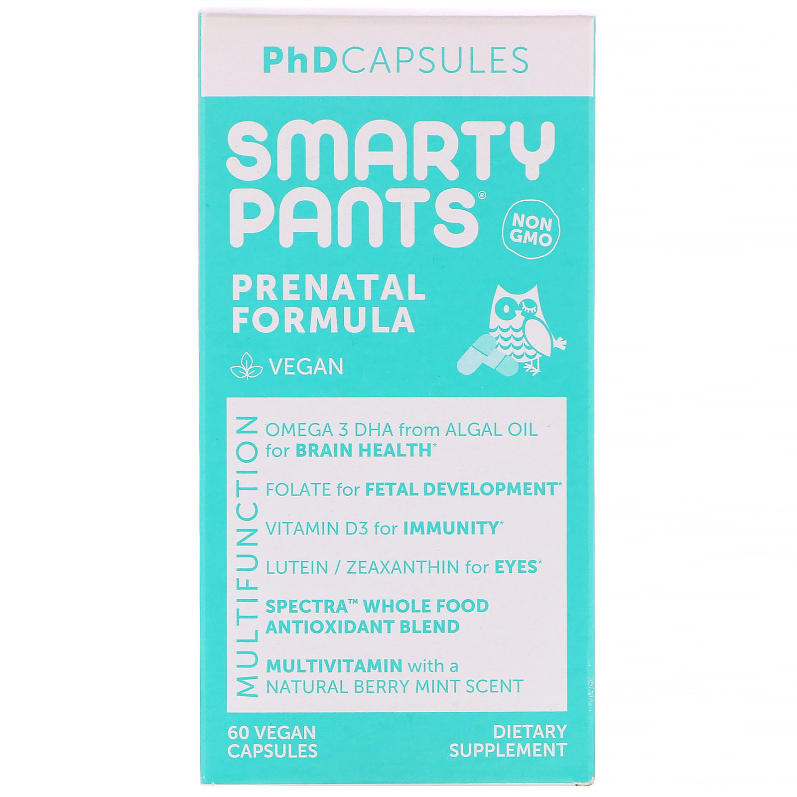 Comprar SmartyPants, Cápsulas PhD, Fórmula para Pré-Natal, 60 Cápsulas Veganas - Imagem 2