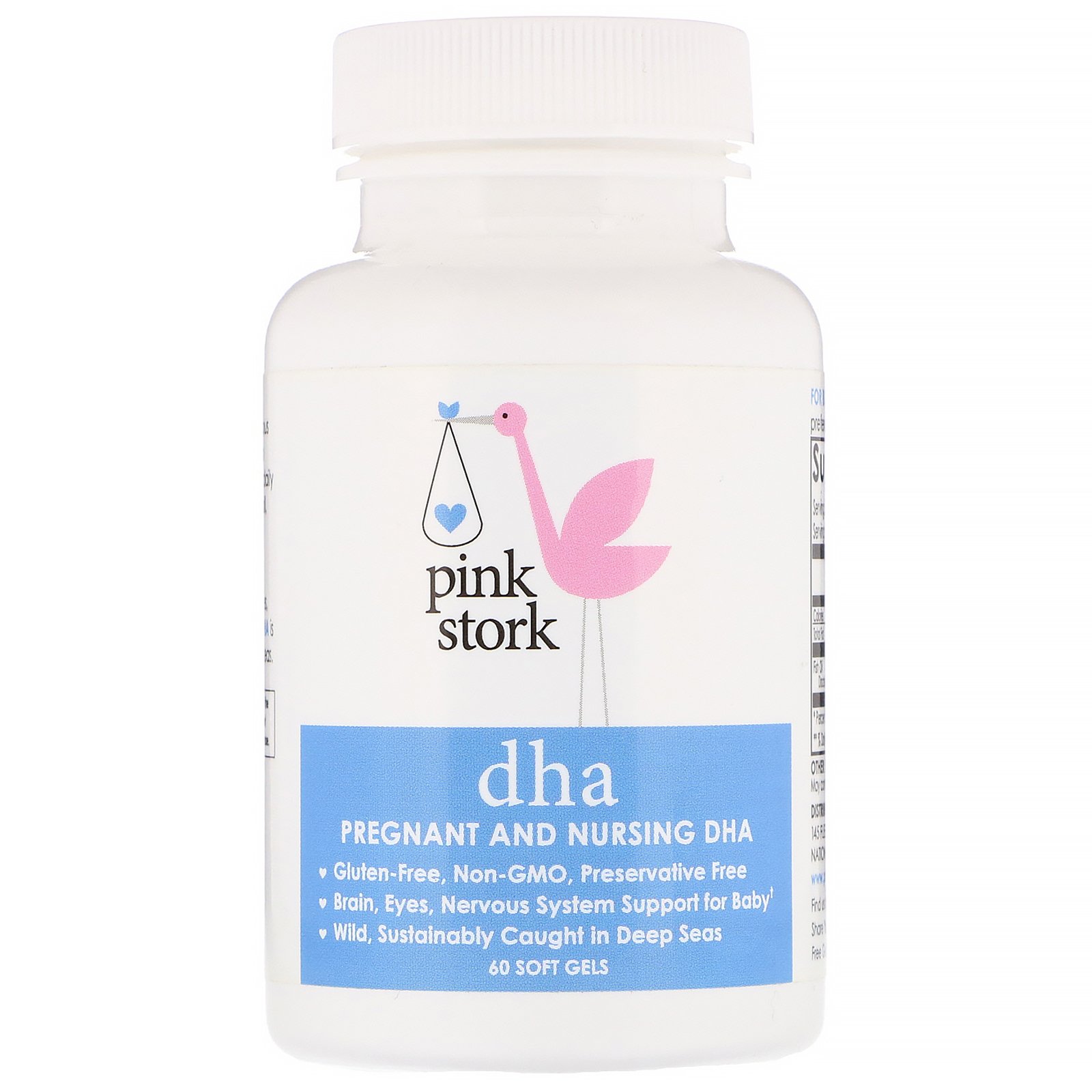 Comprar Pink Stork, DHA, Gravidez e Amamentação, 60 Cápsulas Gelatinosas