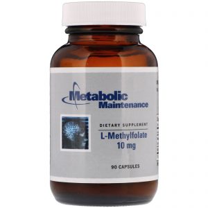 Comprar Metabolic Maintenance, L-Metilfolato, 10 mg, 90 cápsulas