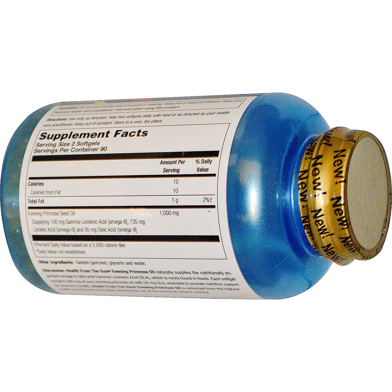 Comprar Health From The Sun, Óleo de Cassis, 500 mg, 180 Mini Cápsulas Gelatinosas - Imagem 2