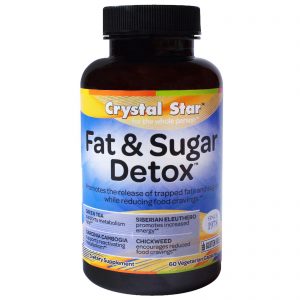 Comprar Crystal Star, Fat & Sugar Detox, 60 Vegetarian Capsules