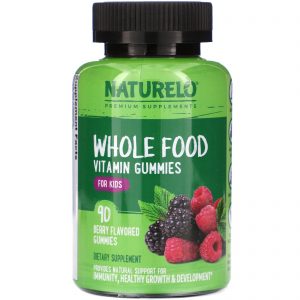 Comprar NATURELO, Whole Food Vitamin Gummies for Kids, Berry Flavored, 90 Gummies