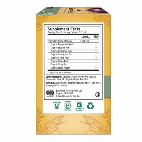 Comprar Yogi Tea Organic Teas, Chá Egípcio Alcaçuz com Menta - 16 Saquinhos - Imagem 4