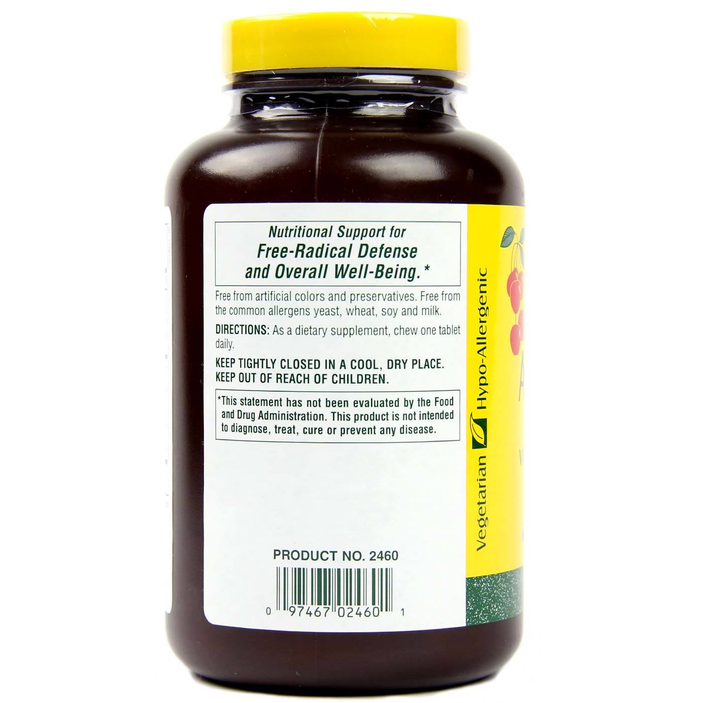 Comprar Nature's Plus, Complexo C da Acerola - 500mg - 90 Comprimidos Mastigáveis - Imagem 3