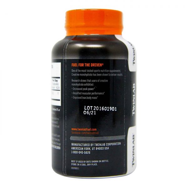 Comprar Twinlab, Creatina Fuel® - 60 Cápsulas - Imagem 4