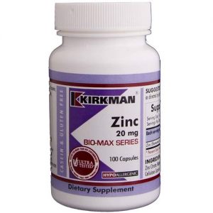 Comprar Kirkman Labs, Zinco - 100 Cápsulas Vegetarianas