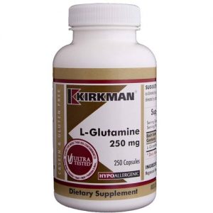 Comprar Kirkman Labs, L-Glutamina 250 Mg, Hipoalergênico - 250 Cápsulas Vegetarianas