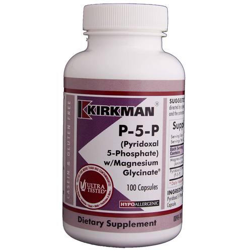 Comprar Kirkman Labs, P-5-P com Glicinato de Magnésio - 100 Cápsulas Vegetarianas