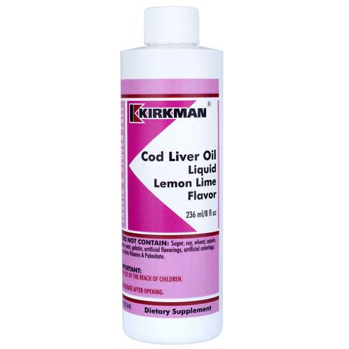 Comprar Kirkman Labs Cod Liver Oil, Limão Lima - 8 fl oz