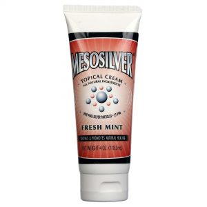Comprar Purest Colloids, Mesosilver® Creme Tópico de Prata, Menta - 118.3 ml