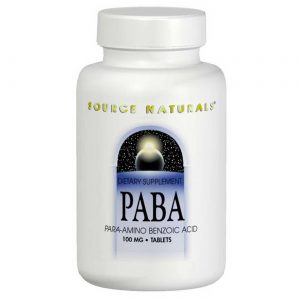 Comprar Source Naturals, PABA 100 mg - 250 Tabletes