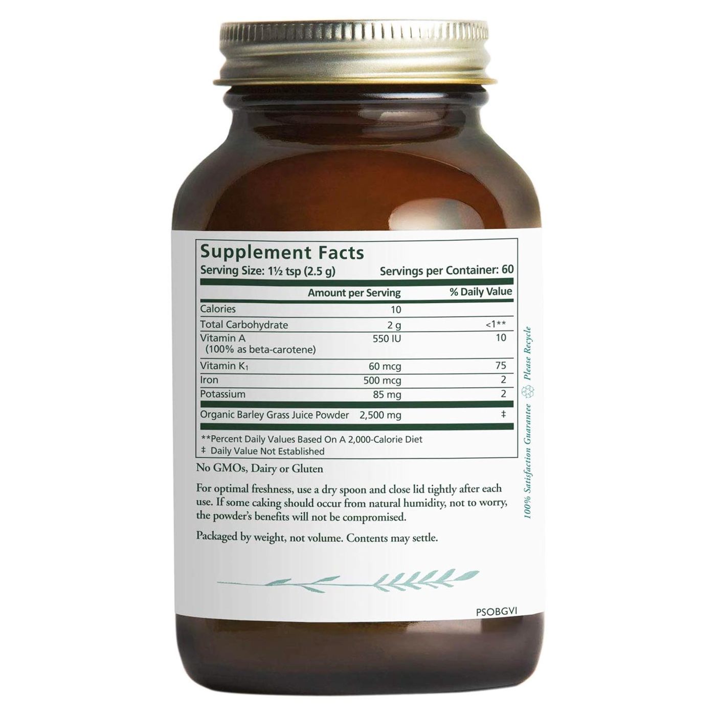 Comprar The Synergy Company Suco de grama de cevada orgânico em pó - 5,3 oz (150 g) - Imagem 2