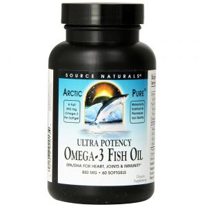 Comprar Source Naturals, Ômega-3 Óleo de Peixe ArcticPure Ultra Potente 850 mg - 60 Cápsulas em Gel