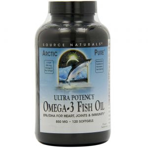 Comprar Source Naturals ArcticPure, Ultra Potency Omega-3 Óleo de Peixe - 850 mg - 120 Cápsulas em Gel