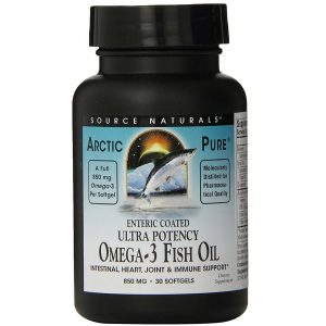 Comprar Source Naturals ArcticPure Ultra Potency Omega-3 Óleo de Peixe, Revestimento entérico - 850 mg - 30 Cápsulas em Gel