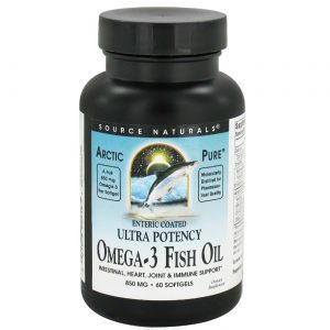 Comprar Source Naturals ArcticPure Ultra Potency Omega-3 Óleo de Peixe, Revestimento entérico - 850 mg - 60 Cápsulas em Gel