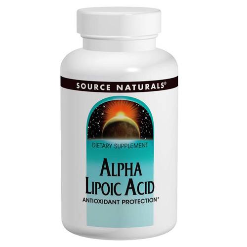 Comprar Source Naturals, Ácido alfa-lipóico - 600 mg - 120 Cápsulas