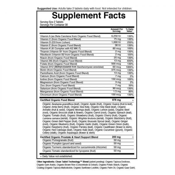 Comprar Garden of Life, mykind Orgânicos - Multivitamínico para Homens de 40 anos ou mais - 60 Comprimidos - Imagem 5