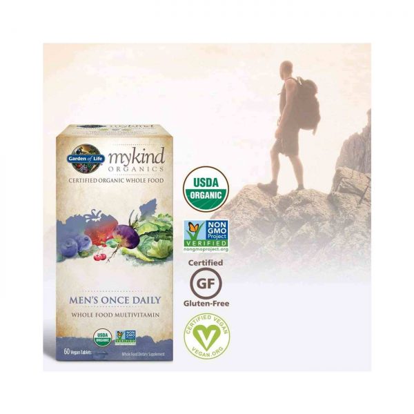 Comprar Garden of Life, mykind Organics Multivitamínico Masculino - 60 Tabletes - Imagem 5
