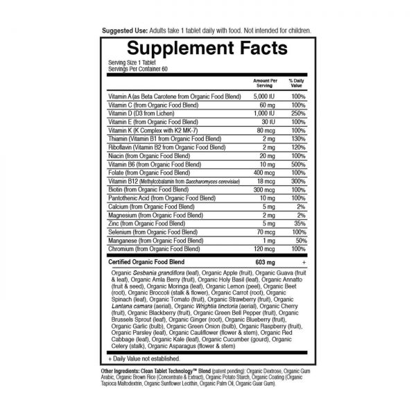 Comprar Garden of Life, mykind Organics Multivitamínico Masculino - 60 Tabletes - Imagem 7