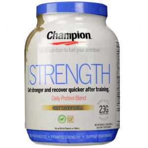 Comprar Champion Performance Strength Natural Daily Proteína Blend, Feijão de baunilha natural - 1.7 lb