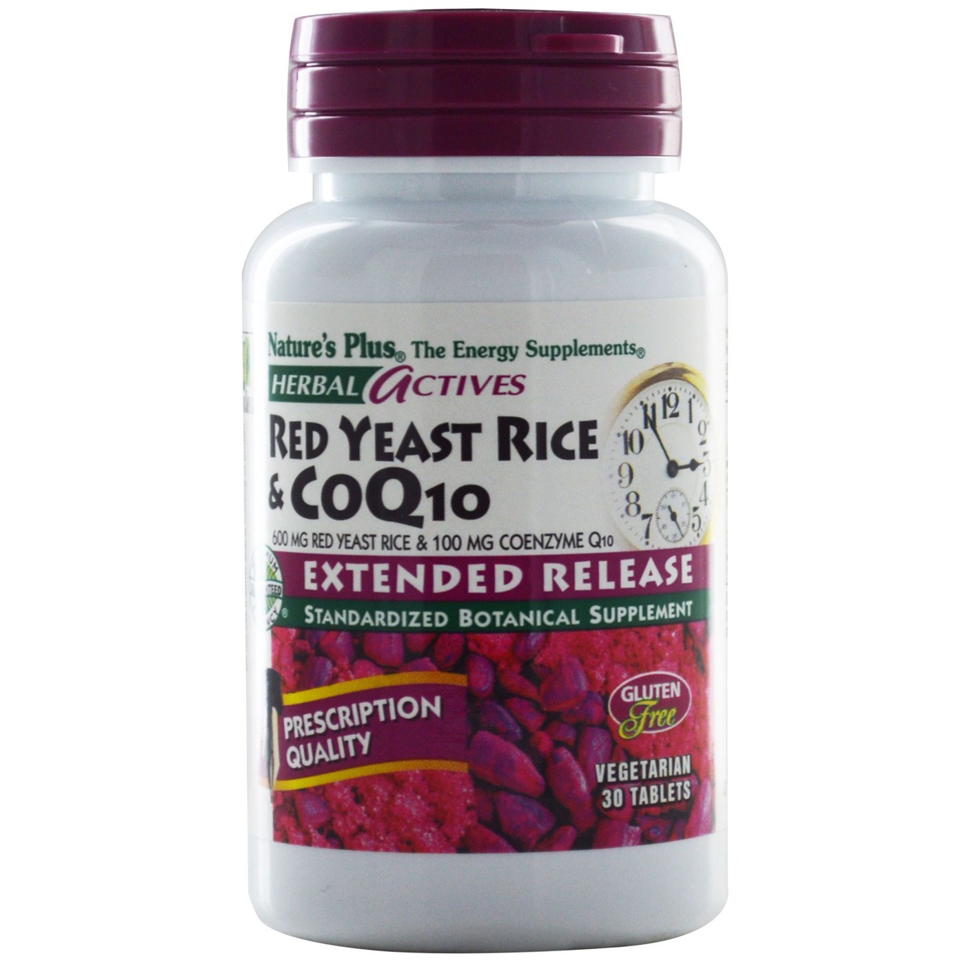 Comprar Nature's Plus Red Levedura Rice & CoQ10 Extended Release 30 Tabletes