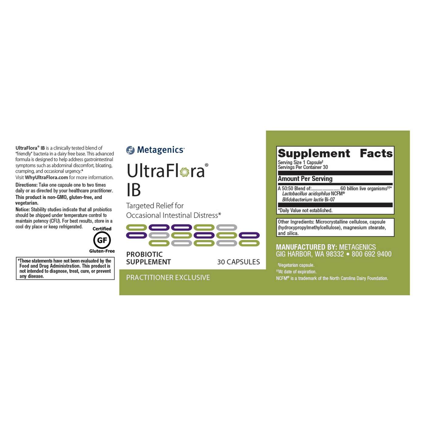 Comprar Metagenics, Ultra Flora IB - 30 Cápsulas - Imagem 2