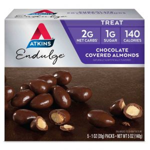Comprar Atkins Endulge, Amêndoas cobertas de chocolate - 5 Pacotes
