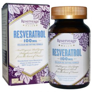 Comprar Reserveage Organics, Resveratrol - 100 mg - 60 Veggie Cápsulas