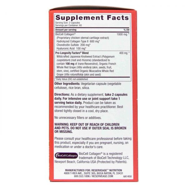 Comprar Reserveage Orgânicos, Collagen Booster - 120 Cápsulas - Imagem 4