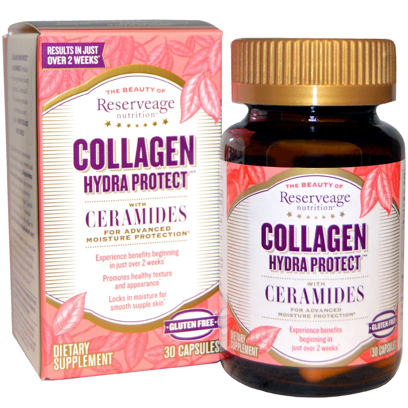 Comprar Reserveage Organics, Colágeno com Proteção Hidratante 500 mg - 60 Cápsulas