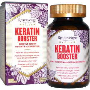 Comprar Reserveage Organics, Keratin Booster™ - Reforço de Queratina - 60 Cápsulas Vegetarianas