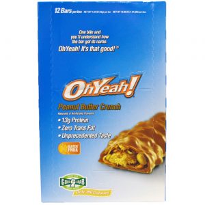 Comprar ISS Research Oh Yeah! Good Grub Bar, Crunch de manteiga de amendoim - 12 - 1.59 oz Barras