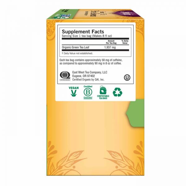 Comprar Yogi Tea Organic Teas, Chá Verde Puro - 16 Saquinhos de Chá - Imagem 4