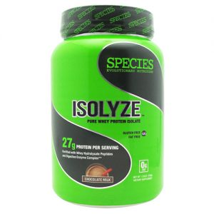 Comprar Species Nutrition Isolyze, Achocolatado - 22 servings