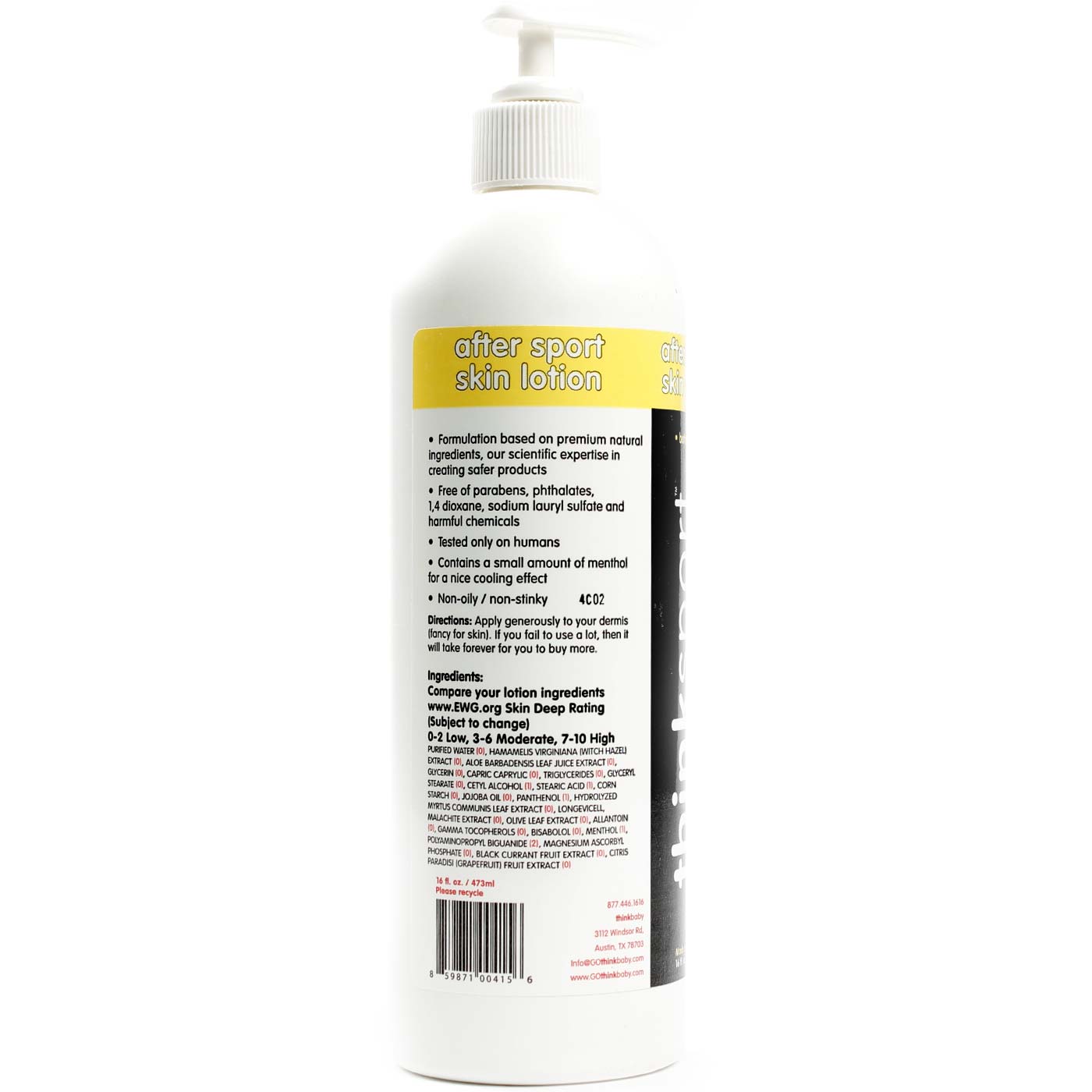 Comprar Thinksport After Sun and Sport Lotion - 16 fl oz - Imagem 3
