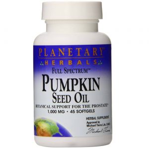 Comprar Planetary Herbals, Óleo de Semente de Abóbora Espectro Total - 45 Cápsulas em Gel