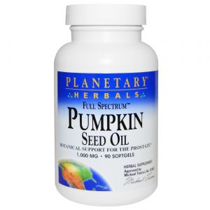 Comprar Planetary Herbals, Óleo de Semente de Abóbora - 90 Cápsulas em Gel