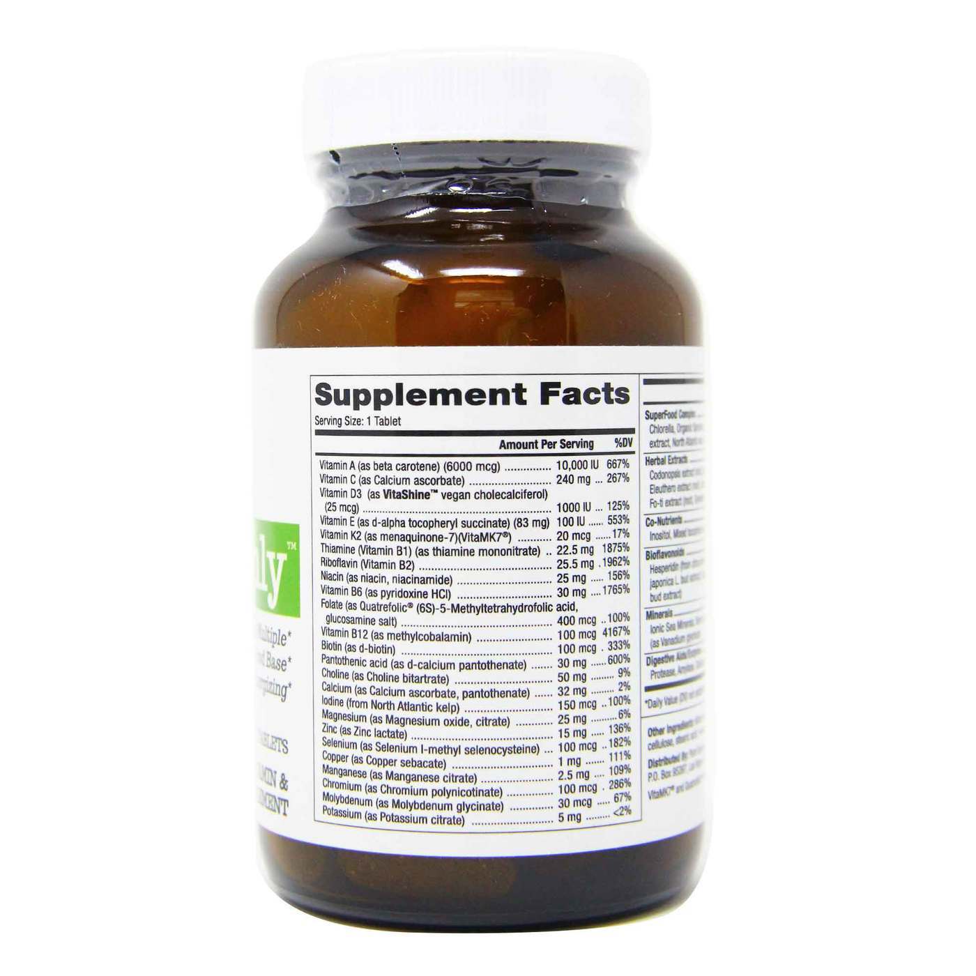 Comprar Pure Essence Labs, One 'n' Only™ - Multivitaminas de uso diário - 30 Tabletes - Imagem 3