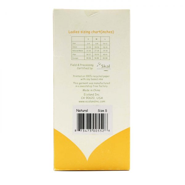 Comprar Ecoland Senhoras cordão Pant, Natural, pequeno 1 Par Pequeno - Imagem 4