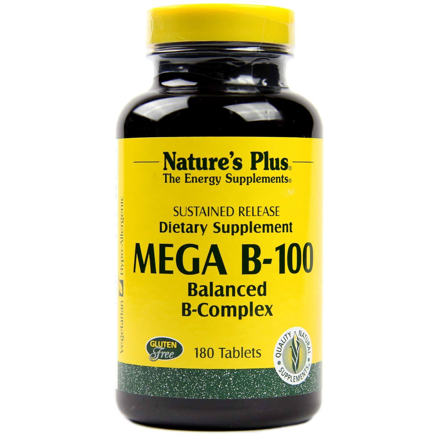 Comprar Nature's Plus, Mega B-100 de - 180 Tabletes