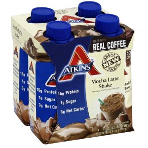 Comprar Atkins Advantage, Shakes de Mocha Latte - 4 Frascos (11 onças cada)